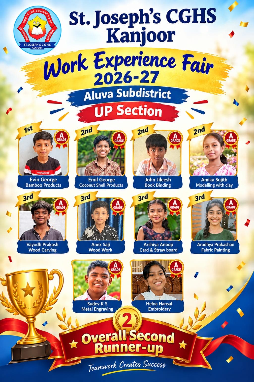 Work Experience Fair — UP Section Winners