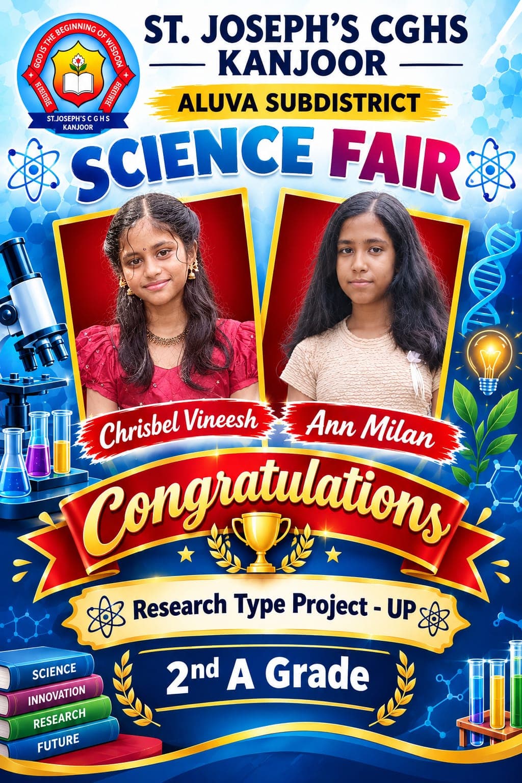 Science Fair — 2nd with A Grade (UP Research)