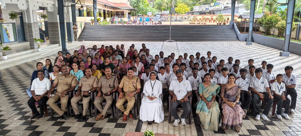 Student Police Cadet (SPC) unit — an initiative from the Kerala Police and Education Department